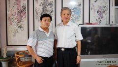 国务院参事任玉岭到访《艺术天成》杂志社