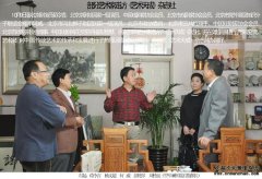 部分艺术家走访《艺术天成》杂志社
