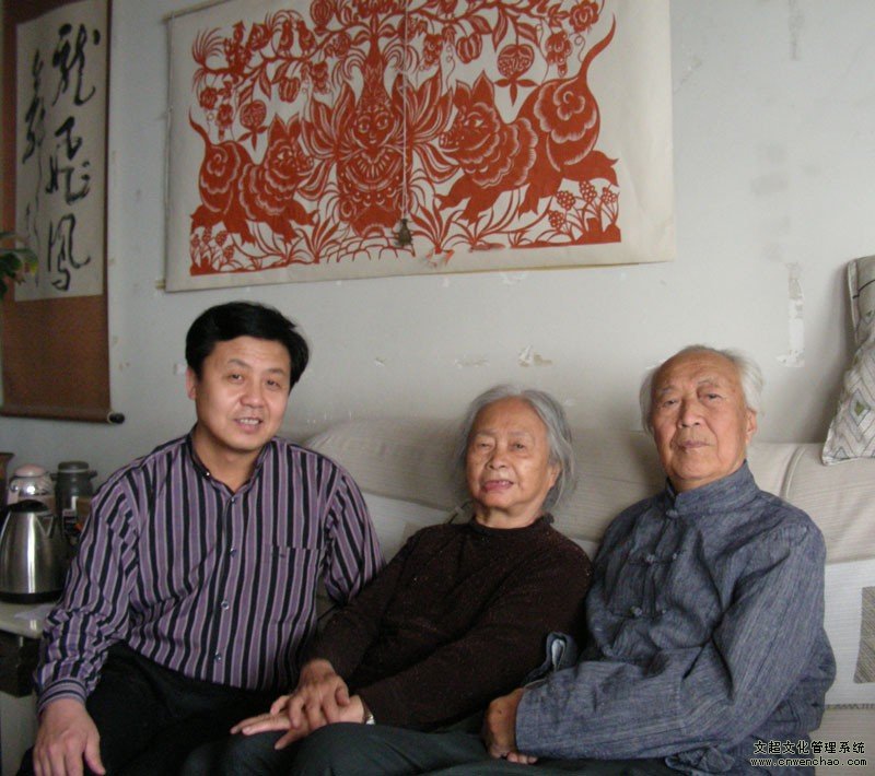 杨文超总经理探望伟人画家李琦教授及其夫人冯珍教授