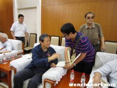 国家领导人接见《艺术天成》主编杨洋