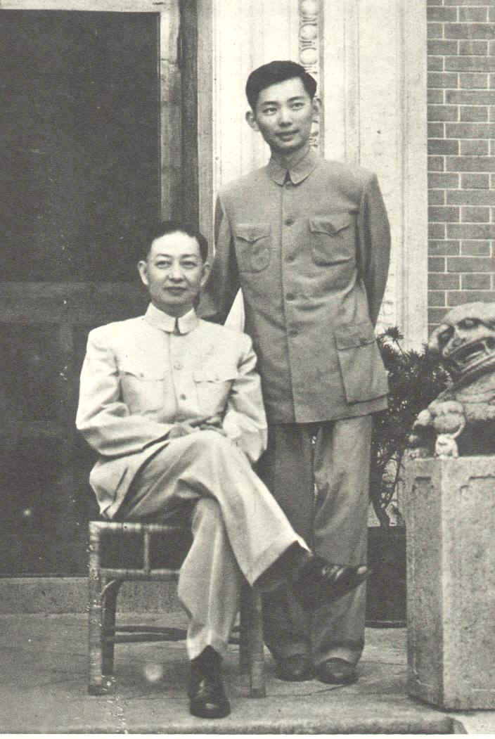 梅葆玖与他父亲梅兰芳