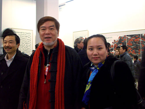 画家陈永锵个展 岭南木棉绽放北京