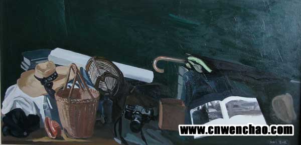 241光线照亮物80×160cm+布面油画+2011年