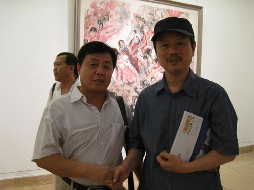 杨文超与田黎明合影