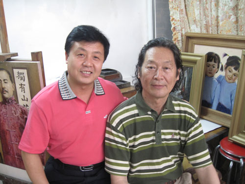杨文超与韩乐基合影
