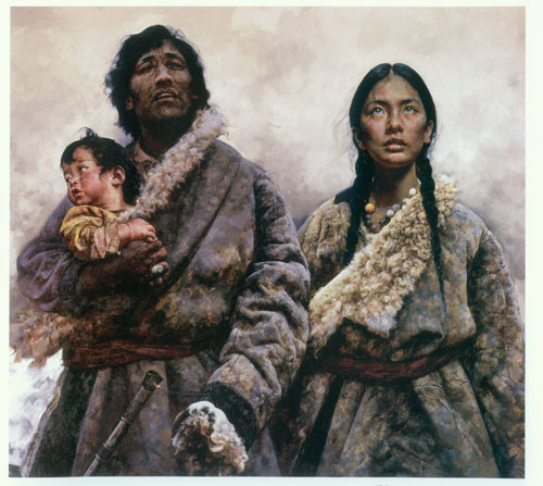 圣山--190cmx220cm--2009年--艾轩作