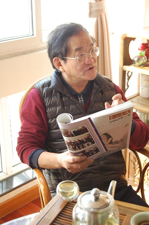 曹明冉先生给《艺术天成》杂志提出宝贵意见