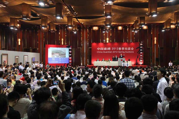 中国嘉德2012春拍现场1