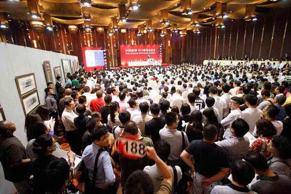 中国嘉德2012春拍现场2