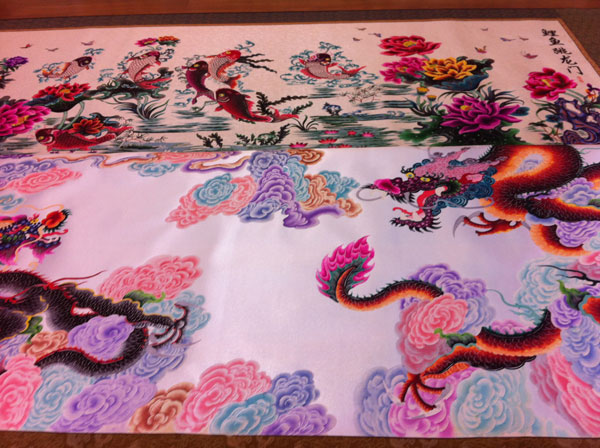 本次活动展出的画作（部分）