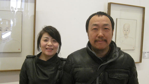 艺术家武艺与杨文娟合影