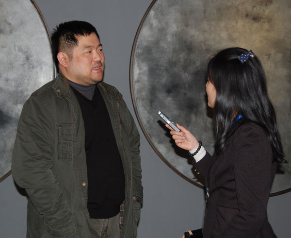 杨澄画展现场