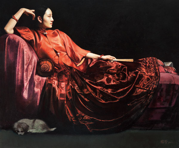 晚霞 作品尺寸：60X50CM_2010