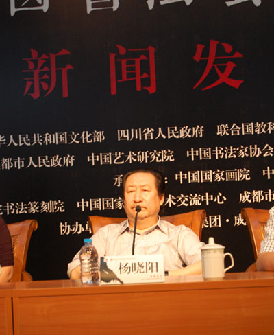 中国国家画院院长杨晓阳讲话