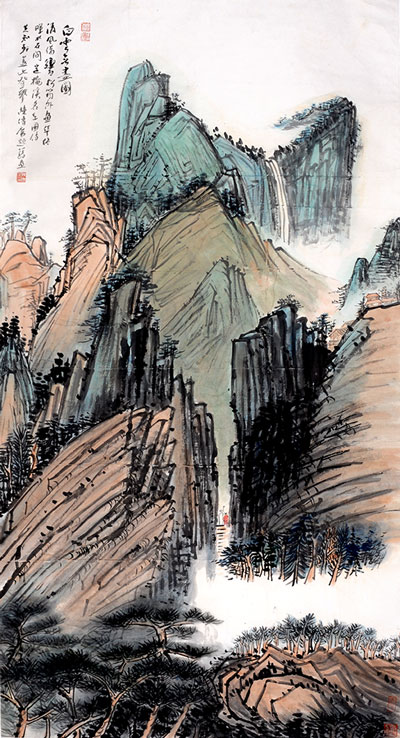 陈传席-《白云无尽》图