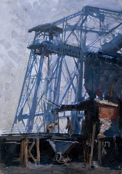 大同同家梁矿斜井-油画-33.5×48