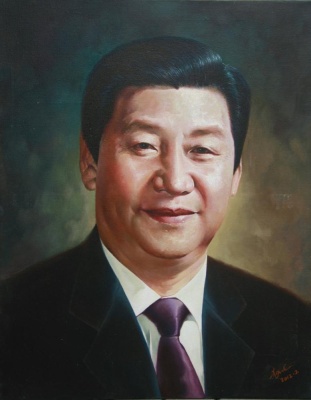 赵纯-习近平肖像
