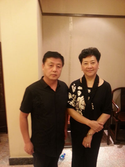 刘海粟女儿刘蟾与杨文超合影