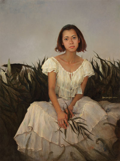 飞过的黑鸟-戴平均-2013-布面油画-92x120cm