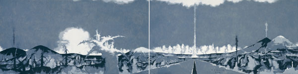 2012-风景2012-2号-150×600cm-布面油画