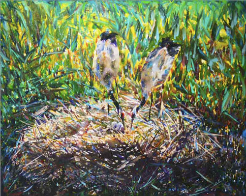 哺育200-160cm-布面丙烯-董春凤2013年