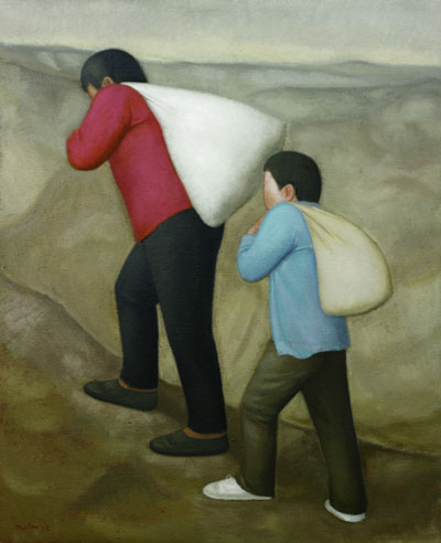 背面-布面油画-135×110cm-2013年