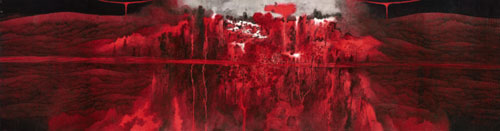 卢禹舜-《天地大美心驰神往笔遂墨顺》143×550cm-2013