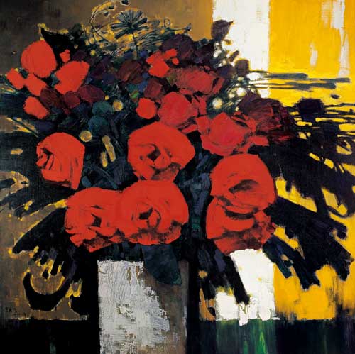 宋惠民作品---花之华200X200CM2008