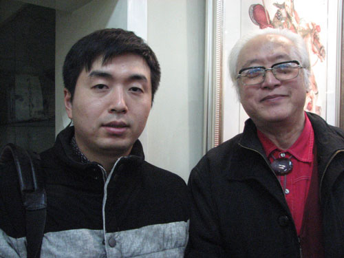 著名画家李燕老师与《艺术天成》杂志社市场部经理林少云合影