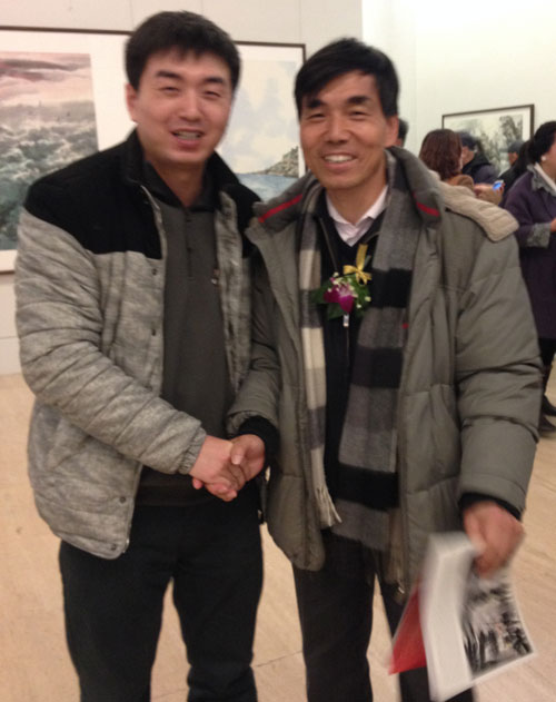 中央统战部光彩事业指导中心主任余敏安与林少云合影