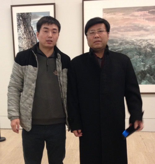 著名画家孔维克与林少云合影