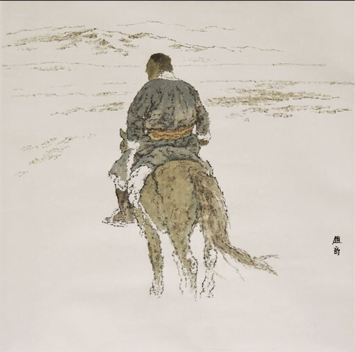 记忆草原1-2008年-68cmx68cm