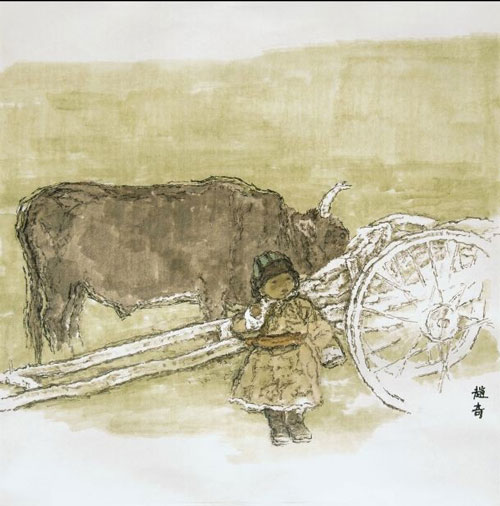记忆草原2009年-　68cmx６8cm