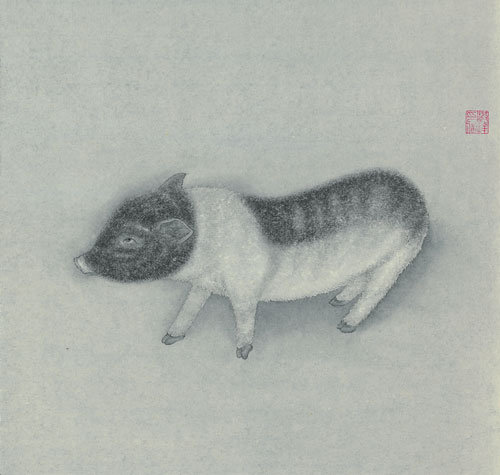 写珍册-35X33纸本著色2014年(1)