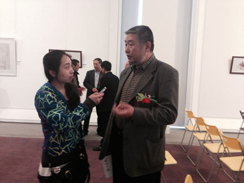 《艺术天成》记者李亚博采访画家许朝旭