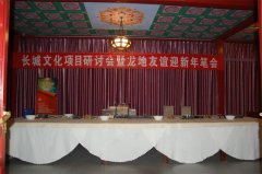 长城文化项目研讨会暨龙地友谊迎新年笔会
